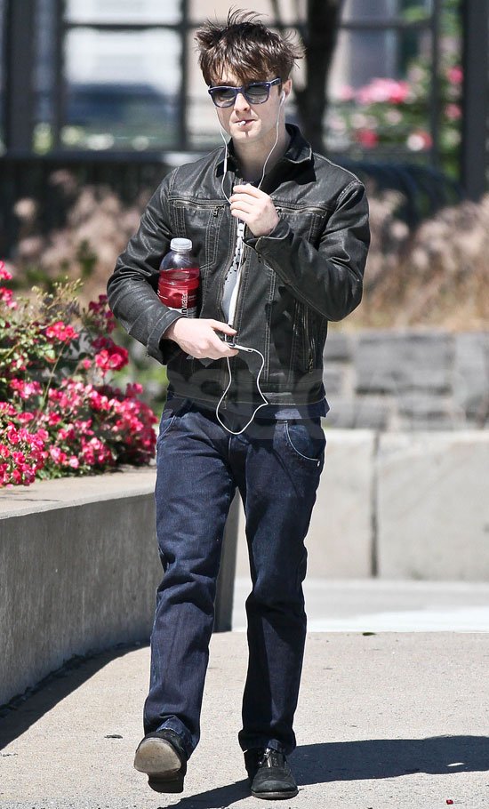 Daniel Radcliffe Black Leather Jacket