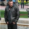 Bundles Up In Town Ben Affleck Leather Jacket