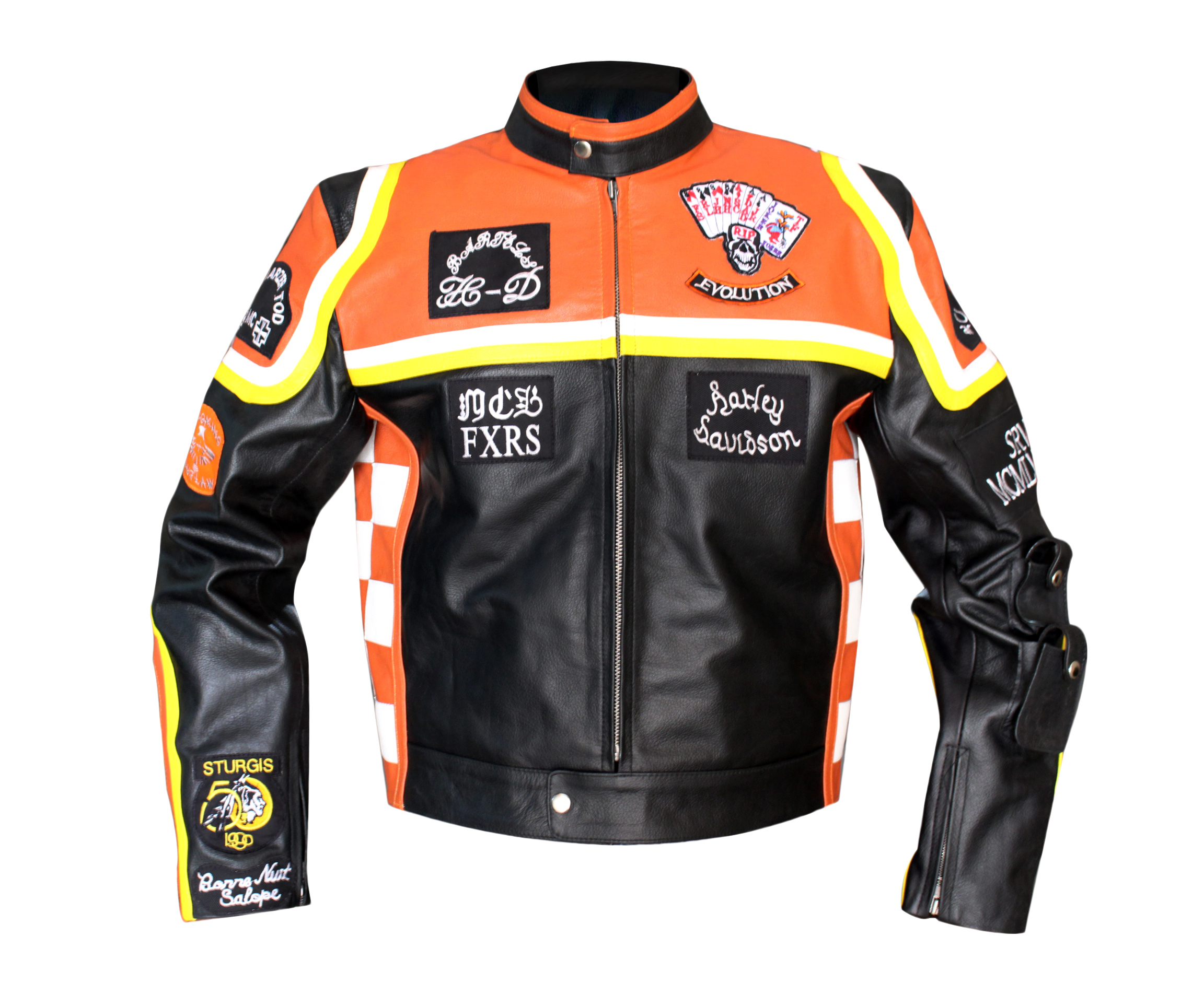 Harley Davidson Marlboro Mans Leather Jacket