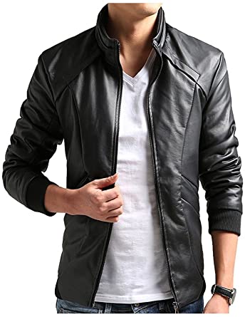 Men’s Casual Leisure Leather Jacket
