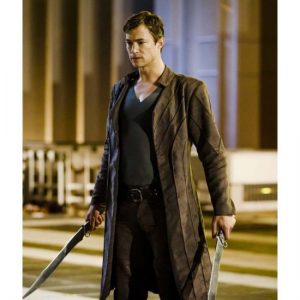 Dominion Michael Leather Coat Trench