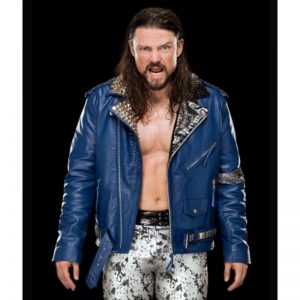 Wrestler Brian Kendrick WWE Blue Jacket
