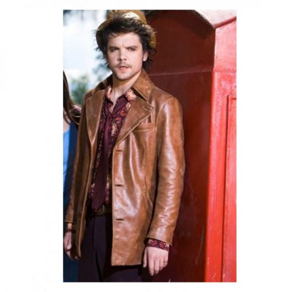 Andrew-Lee Potts Alice Brown Leather Jacket