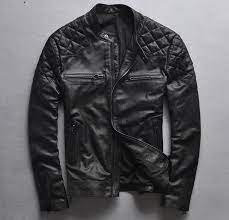 Dark Shine David Beckham Black Leather Jacket