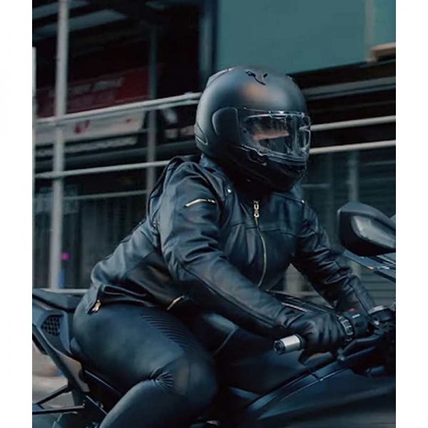 Robyn McCall The Equalizer 2021 Black Leather Jacket