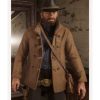 Scout Shearling Red Dead Redemption 2 Leather Brown Jacket
