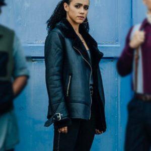 Army of Thieves Gwendoline Black Leather Jacket