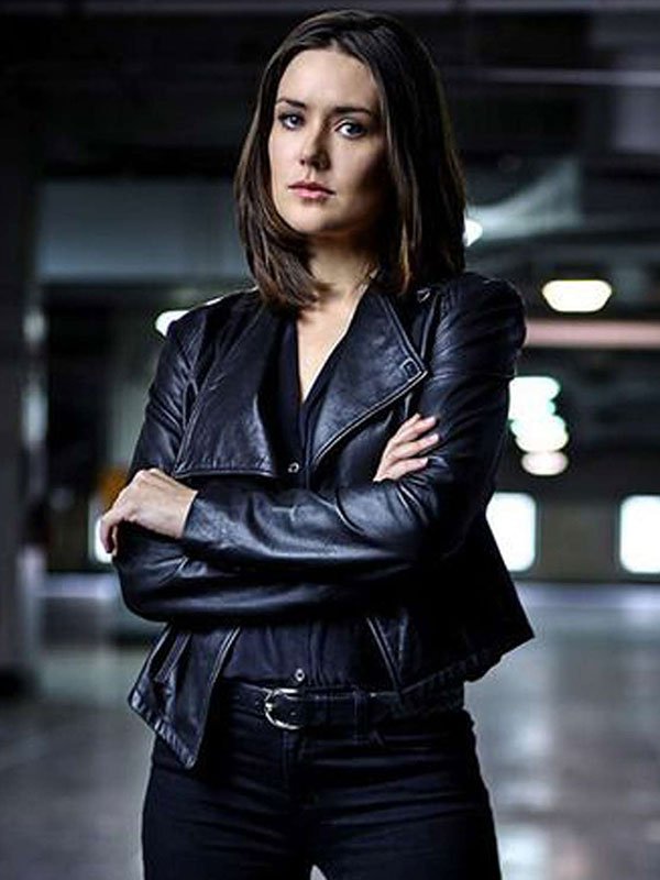 Megan Boone Black Leather Jacket