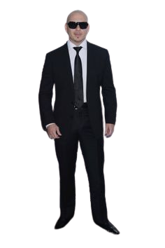Pitbull Rapper Miami Suit color