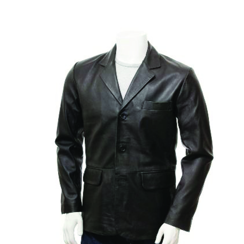 John Bravo Men's Handmade Leather Jacket