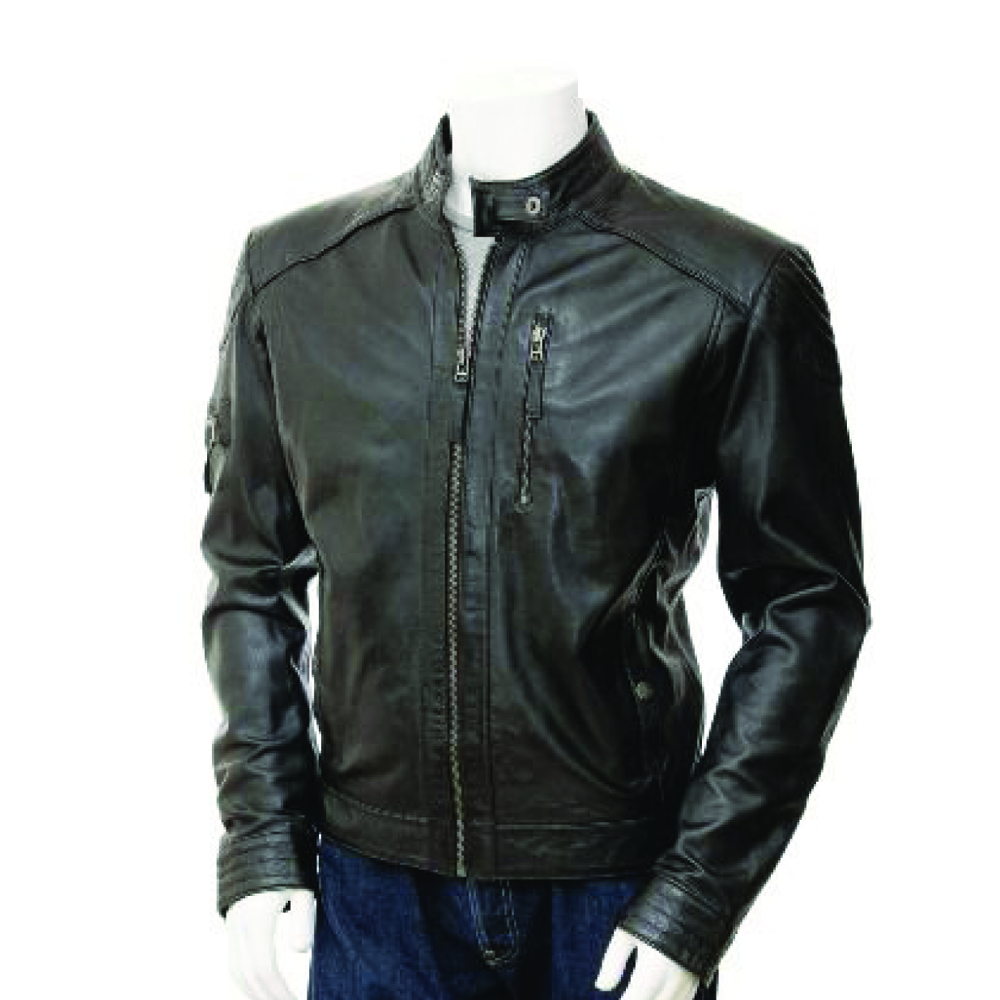 Jack Andrew Men's Black Handmade Leather Jacket Xtreme