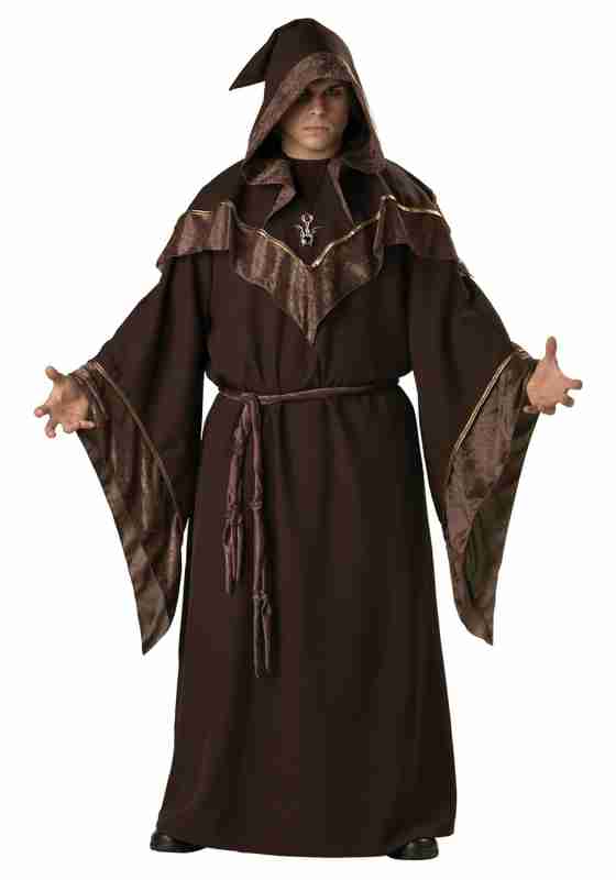 Halloween Plus Size Mystic Leather Jackets Sorcerer Costume