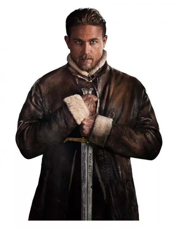 Legend Of The Sword King Arthur Brown Leather Coat