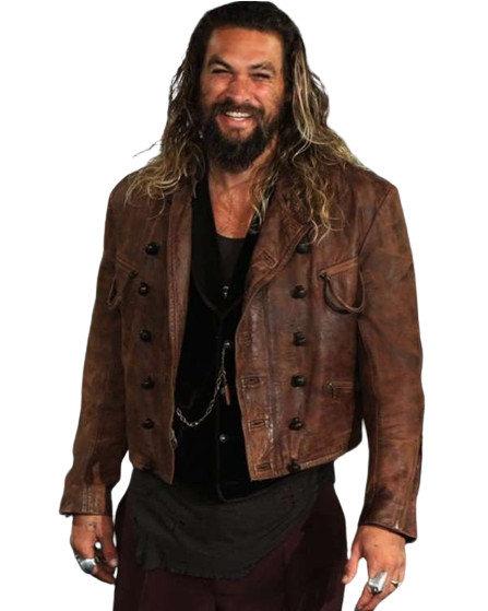 Aquaman Justice League Brown Leather Jacket