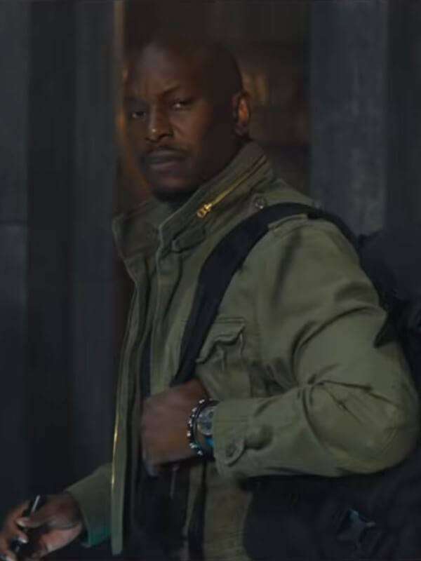 Tyrese Gibson Fast and Furious 9 Green Cotton Jacket