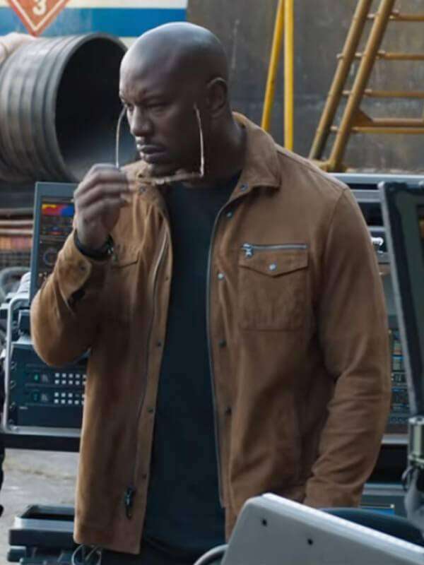 Tyrese Gibson F9 Brown Cotton Jacket