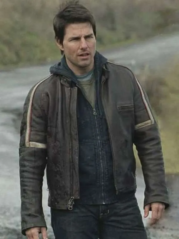 Tom Cruise War of Worlds Brown Leather Jacket